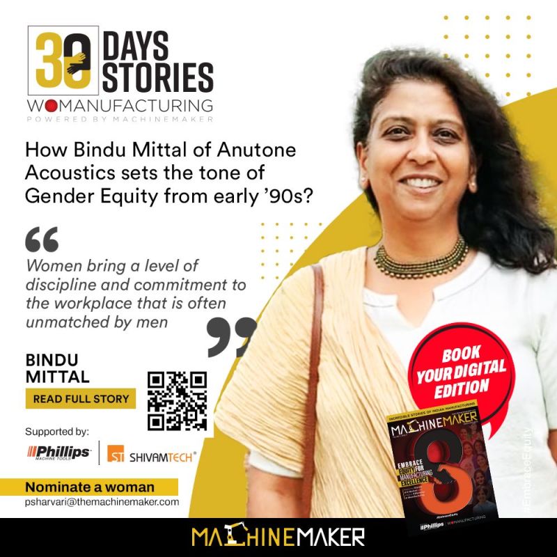 How Bindu Mittal of Anutone Acoustics sets the tone of Gender Equity from early ’90s?