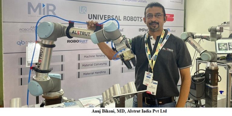 Alstrut India at ACMEE 2021: Wide range of Collaborative Robots for Industrial Automation