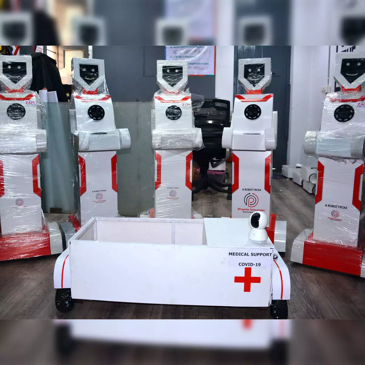 Manning Isolation Wards for COVID19, Chennai Start-up innovates Humanoid Medical Robots