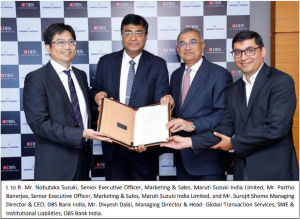 Maruti Suzuki partners with DBS Bank India for Dealer Financing Solutions
