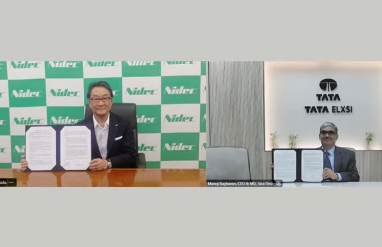 Nidec Signs Agreement with Tata Elxsi Ltd.