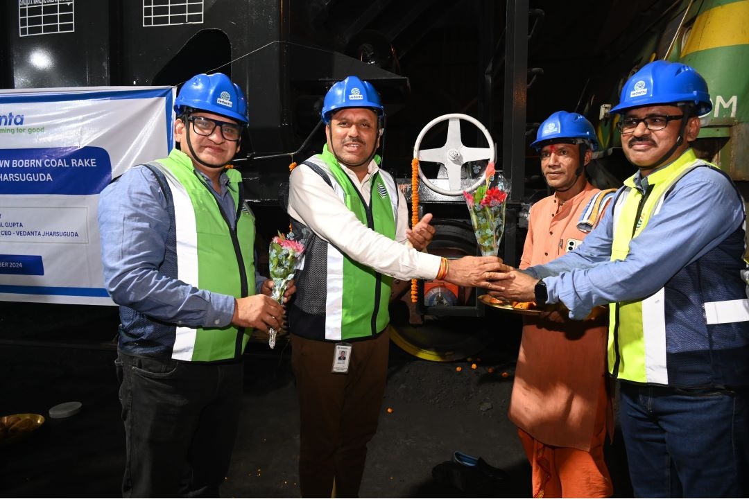 Vedanta Aluminium inaugurates the company's new BOBRN rake