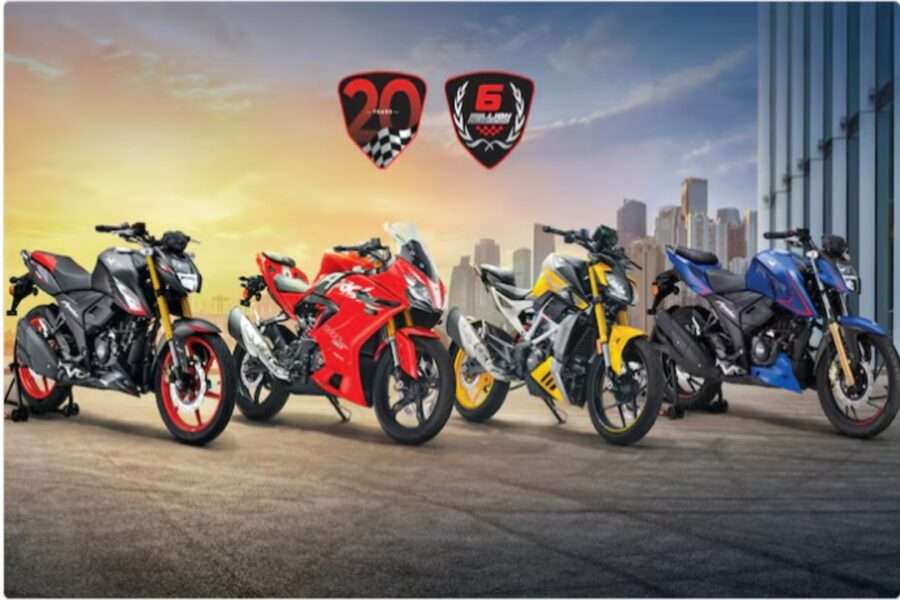 TVS Apache Celebrates 6 Million Strong and 20 Years of Racing Legacy ...