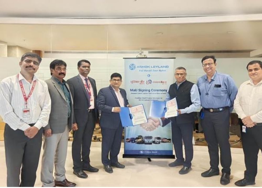 Ashok Leyland and Union Bank of India Sign Vehicle Finance Agreement