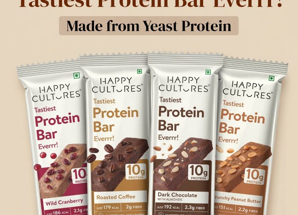 Happy Cultures Crosses ₹50 Crore Annualised Revenue Run-Rate Launches Yeast Protein Bars